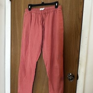 Onia Pink Ankle Pants